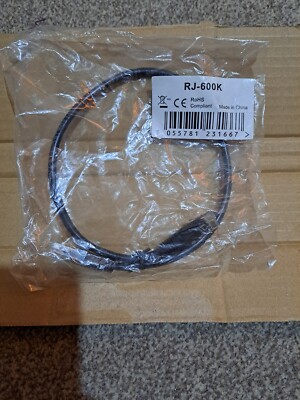 0,5m CAT5e Patchkabel schwarz Vollkupfer 24AWG [RJ-600K] 20er Pack