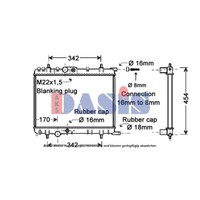 Aks Dasis WasserküHler Mechanisch GefüGt FüR CitroëN Berlingo Kasten M_