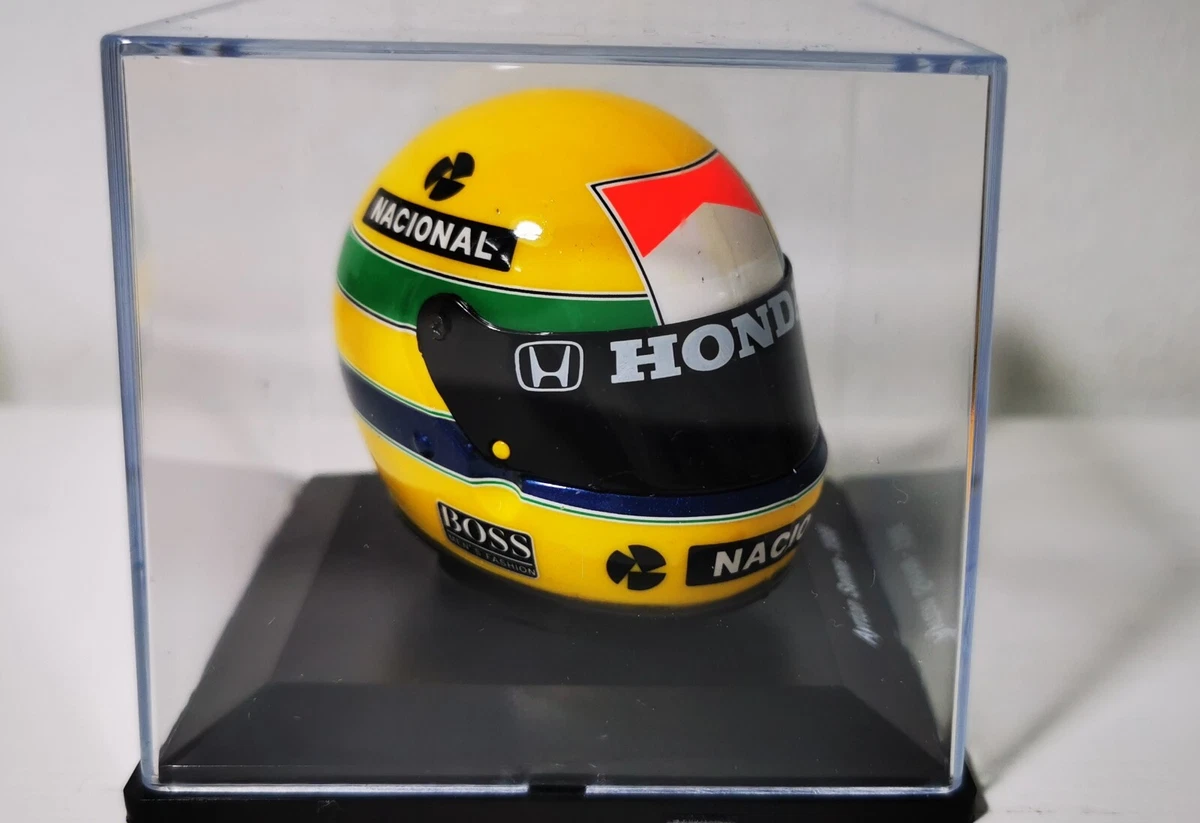F1 Helmet Casco de Ayrton Senna Mclaren 1988 Rare scale 1 5