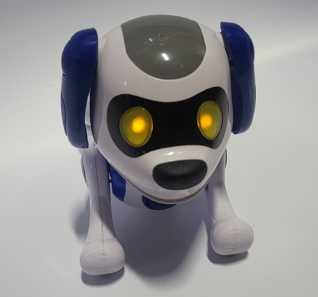 Plush Buddy The Perfect Dog Robot Redbox Blue White Gray Robot
