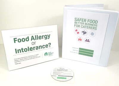 Safer Food Better Business Caterers SFBB 2026 Pack & 18 Month Diary & CD & Sign.