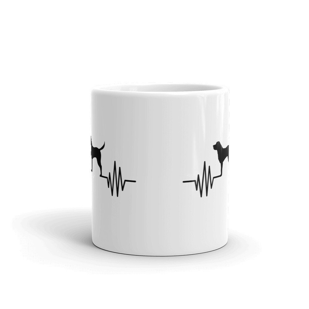 Labrador Retriever Heartbeat Dog Coffee Tea Ceramic Mug Office Work Cup Gift