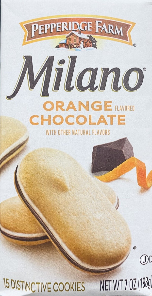 Pepperidge Farm Milano ORANGE CHOCOLATE Cookies 7 oz Bag - NEW | eBay