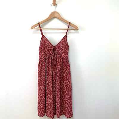 SHEIN Red Floral Cami Dress Size S | eBay