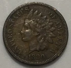 1880 Indian Head Cent Exact Coin Imaged #IND78