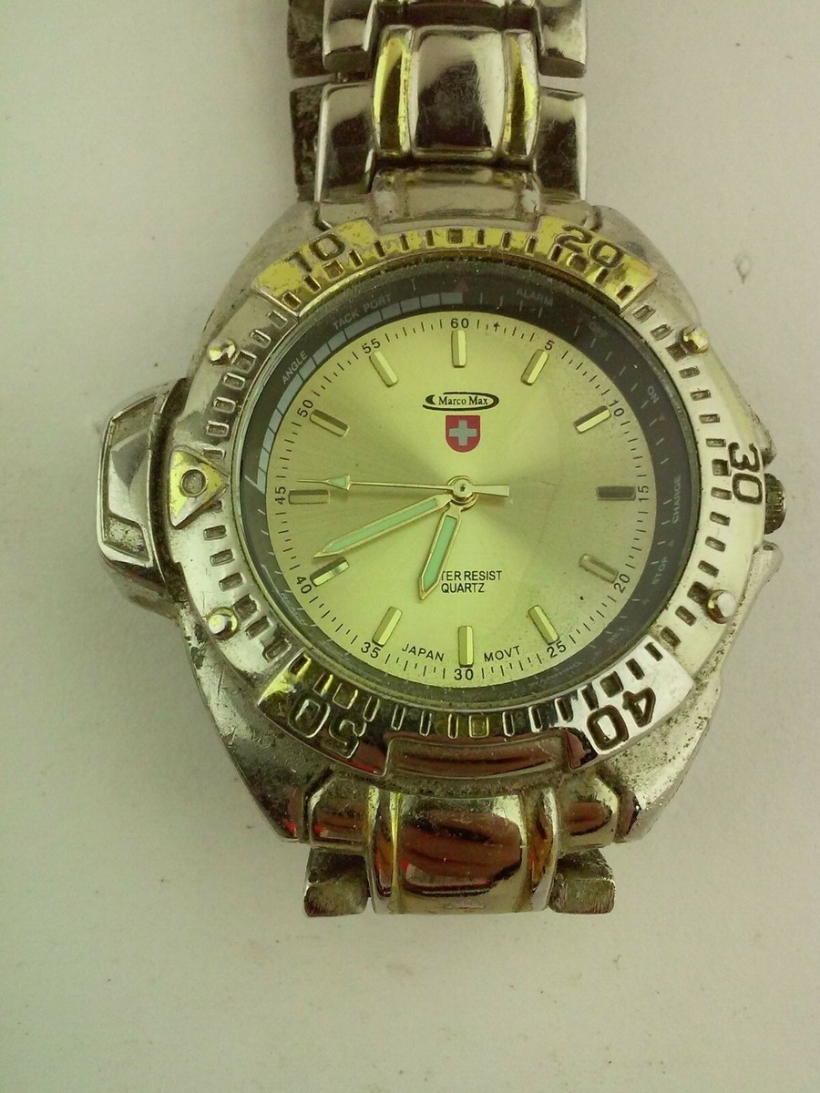 Marco Max Swiss Wristwatch Water Resistant Quartz Japan Movt | eBay