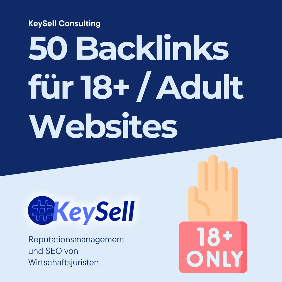 50 High DA Backlinks Adult Websites SEO Linkaufbau Suchmaschinenoptimierung, 18+