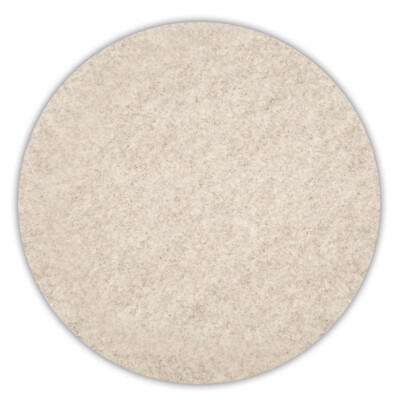 12 Stück Woll Filz Glasuntersetzer Untersetzer Ø 10 cm beige meliert Sonderpreis