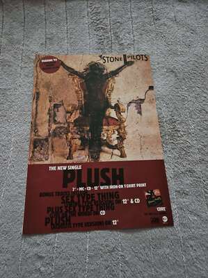 FPOT176 MAGAZINWERBUNG 12 X 8 ZOLL STONE TEMPLE PILOTEN: PLÜSCH