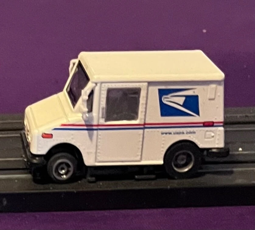 Camión de correo Tyco USPS, chasis Hoslotcar TCR con pasador guía, personalizado Foto 4 de 4