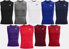 Under Armour Men's UA HeatGear Sonic Sleeveless Compression Shirt Workout Tank