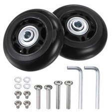 Replacement Luggage Wheels 64x24mm Suitcase Wheel Repair Kits