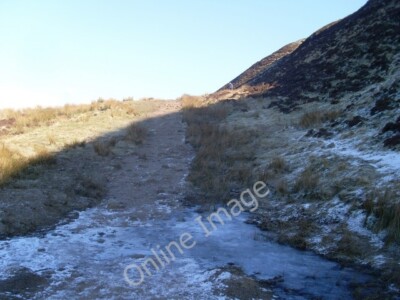 Foto 6x4 Eis auf dem West Highland Way Balmaha während es sich um die Co c2010 kurvt