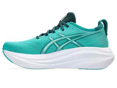ASICS Men's Running Shoes GEL-NIMBUS 27 Wave Teal/Saxon Green
