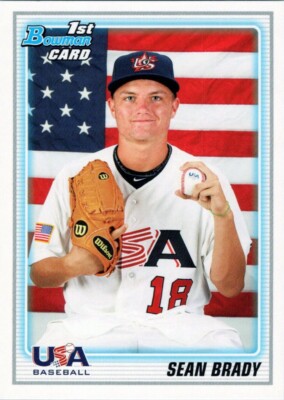 2010 Bowman Draft Prospects #BDPP93 Sean Brady Team USA