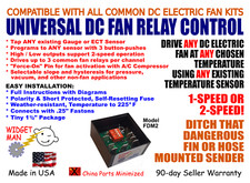 1-2 Speed Electric Fan Relay Control Use Existing Sensor At Your Temperature