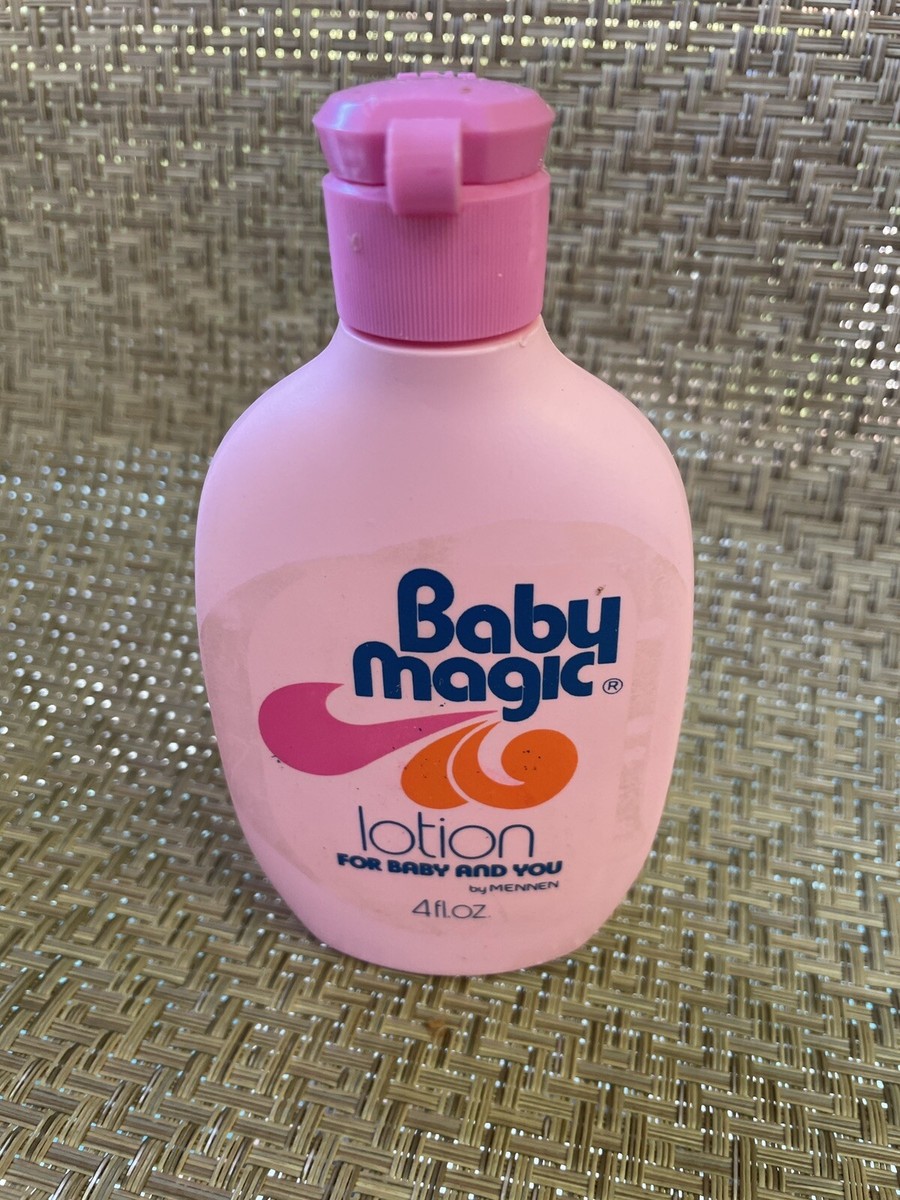 Vintage Baby Magic Baby Lotion oz Bottle by Mennen Movie Prop