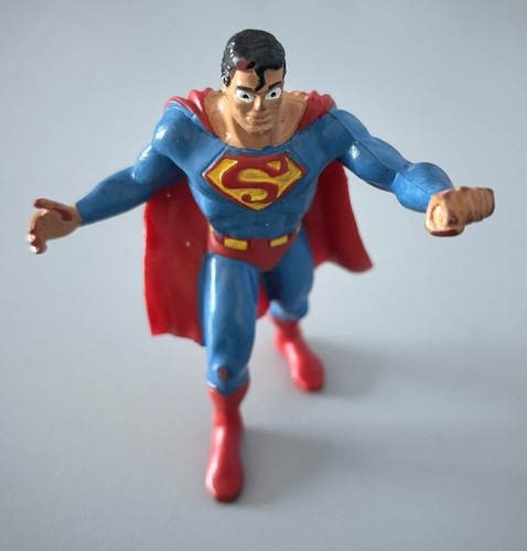 ✅ 1988 Figura Made In Spain DC Comics Superman PVC Figure Figurine 4"