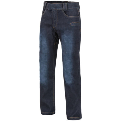 Helikon-Tex Greyman Tactical Jeans Denim Mid Trousers Mens Durable Dark  Blue | eBay