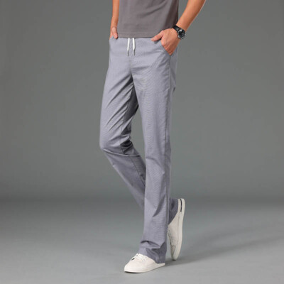 Men Casual Bell Bottom Flare Pants Retro 60s 70s Fit Elastic Waist Long  Trousers