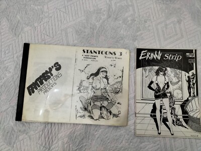 Stück Nr. 2 Eric Stanton Fantasy Stantoons 3 Jahr 1982 +Erinni Strip 1996 Liberty