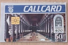 Vtg Trinity College 1992 Dublin Ire Card International Phone Call Long Distance