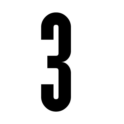 Vinyl Iron On Heat Transfer Number For T-shirt Uniform Jersey T-shirt Soccer - Picture 12 of 78
