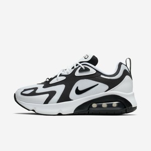 air max 200 women's black and white