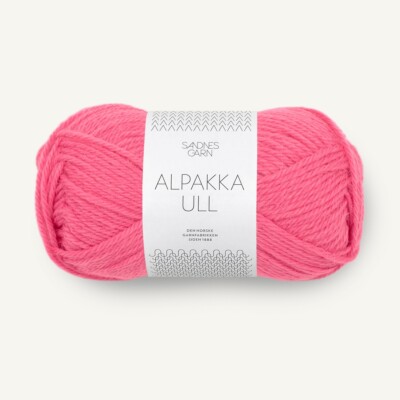 ALPAKKA ULL von SANDNES GARN - BUBBLEGUM PINK (4315) - 50 g / ca. 100 m Wolle