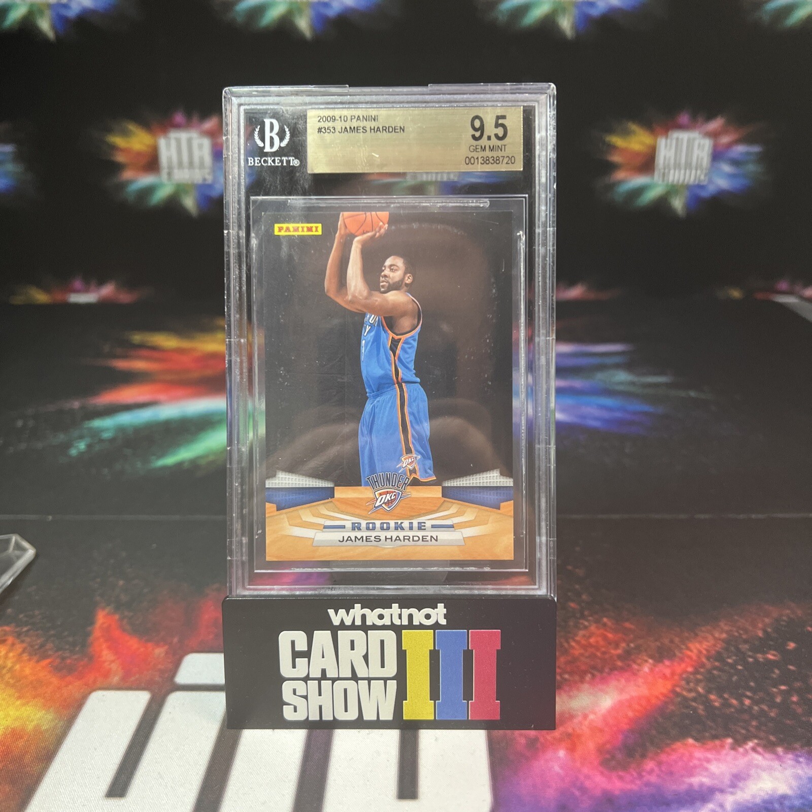 2009 Panini James Harden RC #353 BGS 9.5 Gem Mint! OKC Thunder