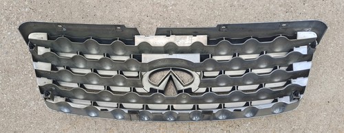 c 2003 2004 2005 Infiniti FX35 FX45 Front Upper Grille Chrome - Picture 7 of 9