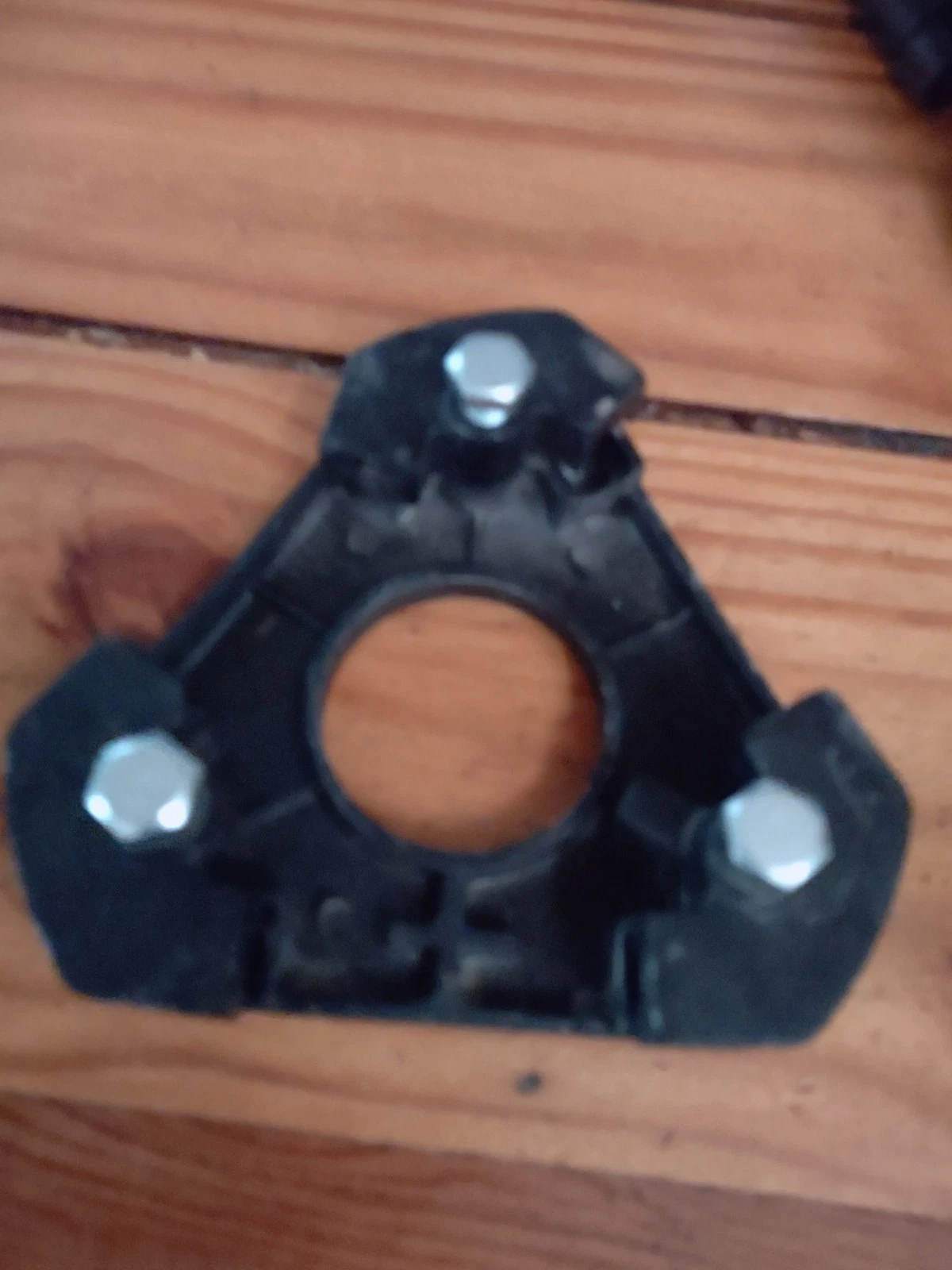 Site Pro Aluminum Tripod Head W/3 Bolts & Bottom Plates image 1