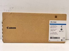 Genuine Canon PFI703C Cyan Exp 11/2018