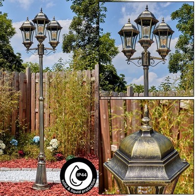 HOFSTEIN Etoe Außenleuchte Kandelaber Wegeleuchte Garten Lampe Außenstehleuchte