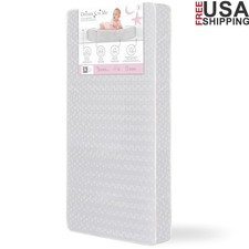 Certified Crib Mattress Firm Support Waterproof Cover Safe Infants Toddlers New