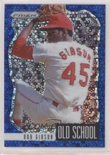 2021 Panini Prizm Old School Blue Donut Circle 36/199 Bob Gibson #OS-3 HOF 7xr