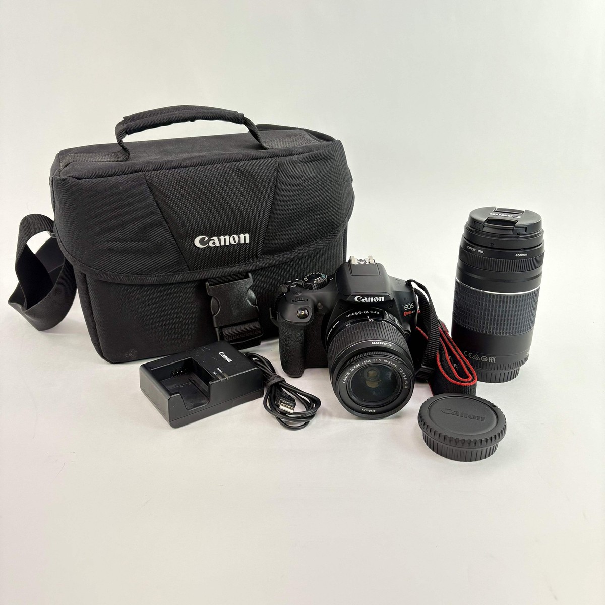 Canon EOS Rebel T6 18.0MP Digital SLR DSLR Camera Canon EF 75
