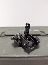 Genuine US Army NOS MATECH OGU83 REAR BACK UP IRON SIGHT FLIP-UP PEEP BUIS