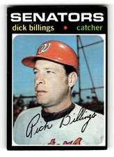 1971 Topps Washington Senators Dick Billings #729 EX HI#