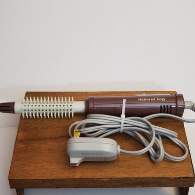#ad Vintage Helen of Troy Hot Air Curling Brush 3 4quot; Model 6070 Clean $34.58