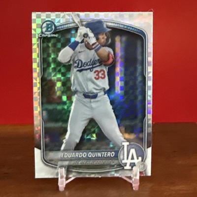 2025 Bowman - Chrome Prospects Eduardo Quintero #BCP-115 X-Fractor (RC)