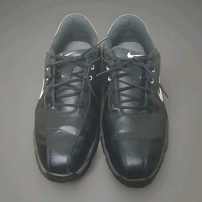 Nike Explorer SL Black Golf Cleats Mens Size 10.5 In EUC 704694-001 Golf Shoes
