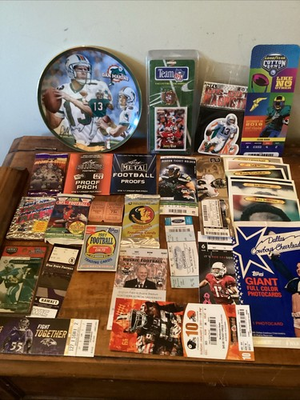 #ad Football Oddball Lot unopened packs Tickets Cards 2 Leaf Metal 1 1 Proof $39.00