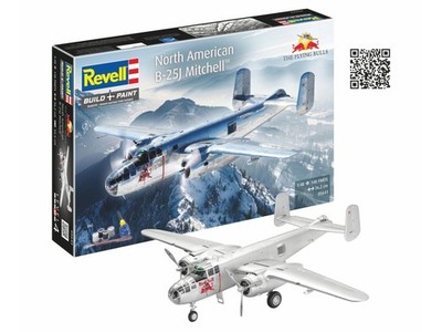 Revell - B-25J Mitchell: Flying Bulls 25th Anniv. Gift Set, 1/48, 05643