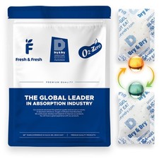 60 Pack 20 Gram Orange Indicating Silica Gel Packets Rechargeable Desiccant