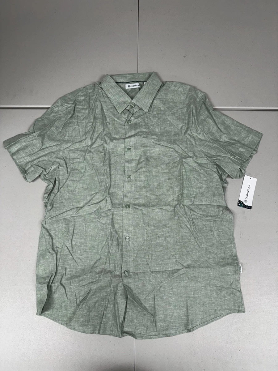 Haut à Col Rayé Homme Cubavera – Taille 3XL – Occasion Très Bon état