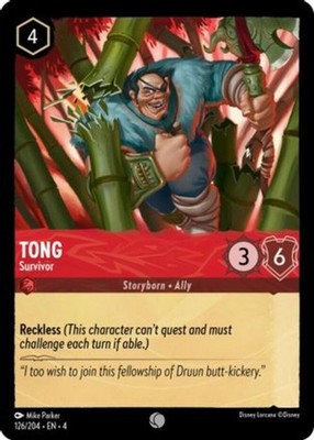 Tong - Survivor Survivor~126/204~English~NM~Ursula's Return~LOR