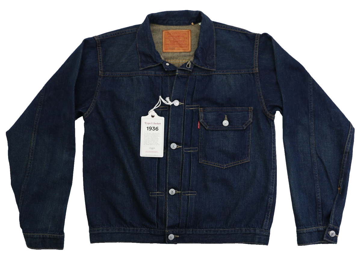 Levi's Vintage Clothing 1936 Type 1 Jacket Selvedge Denim Japan Levi's Vintage Clothing 1936 Type 1 Jacket Selvedge Denim Japan