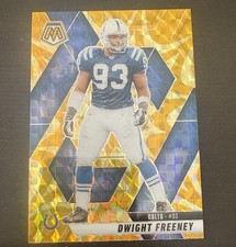 Panini 2025 Mosaic Gold Mosaic Prizm Dwight Freeney Card #185 Colts NFL