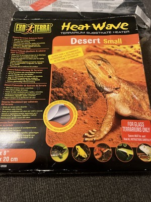 New 8'' by 8'' Desert Small Exo Terra Heat Wave Terrarium Substrate Heater Hagen